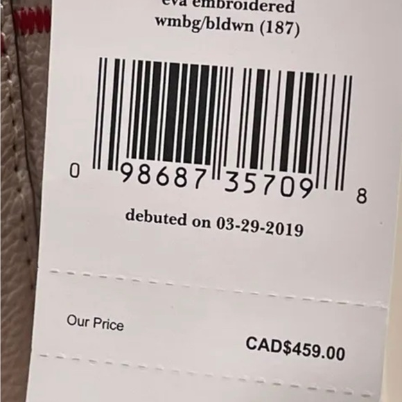 Kate Spade, New York EVA embroidered Bag with extra shoulder strap NICE - Picture 4 of 13